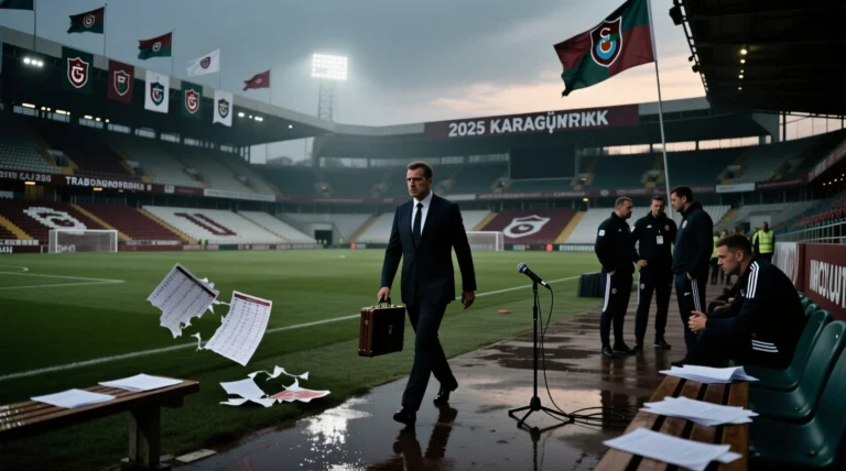 Trabzonspor'un 2025 Karagümrük Maçı Öncesi İdarî Krizi