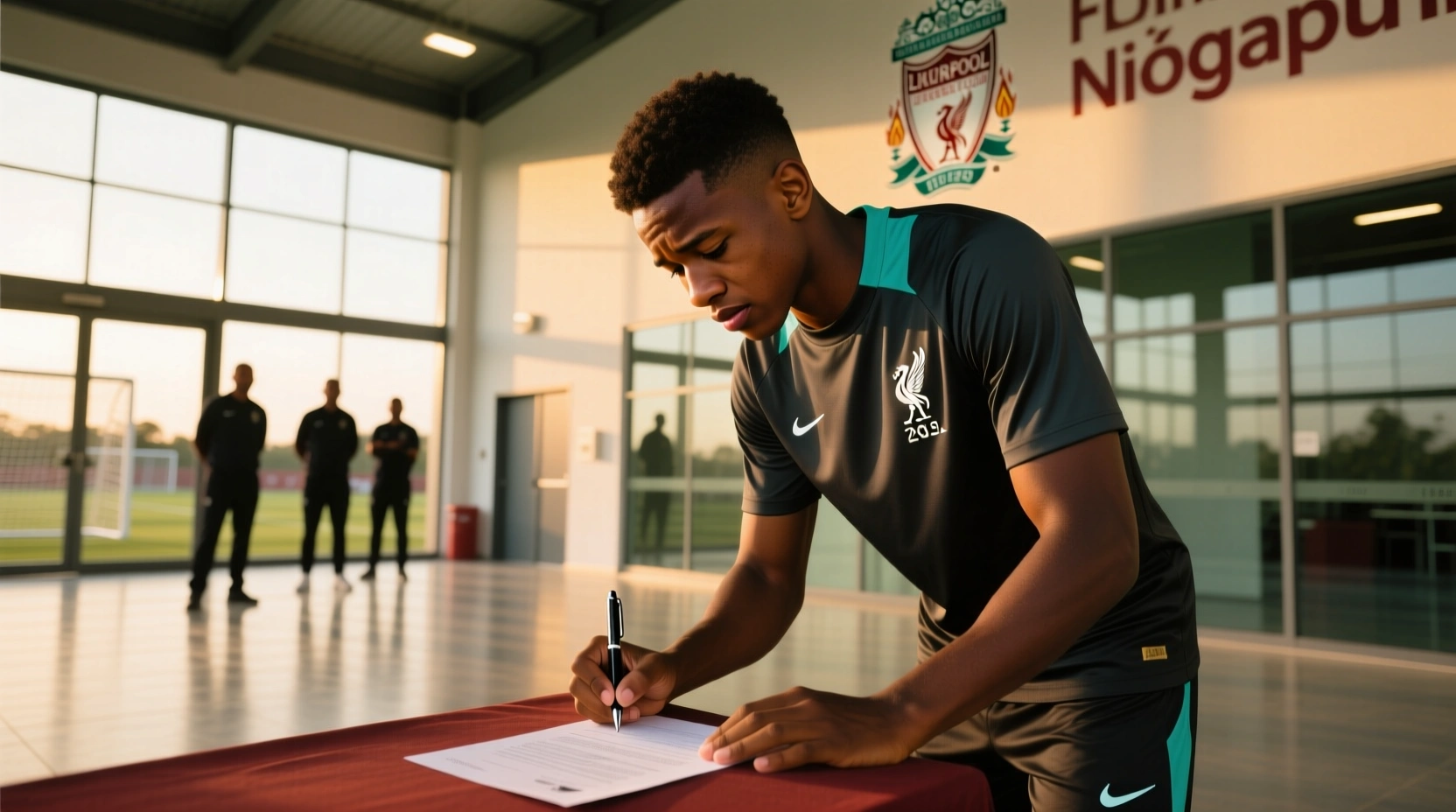 Liverpool 2025 Projesi Rio Ngumoha İlk Profesyonel Sözleşmesini İmzaladı