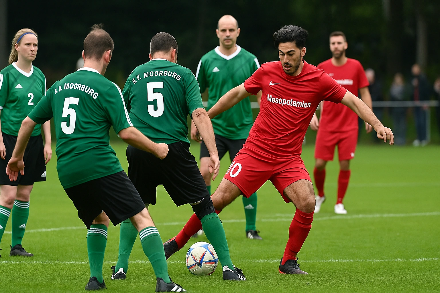 Almanya’da Mesopotamien 2, Moorburg’u 66-0 mağlup etti