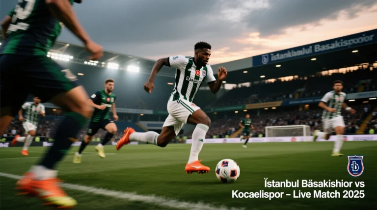 İstanbul Başakşehir – Kocaelispor Canli mac izle tahmini 2025