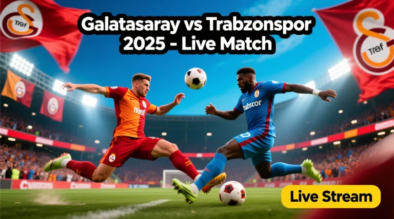 Galatasaray Trabzonspor maçı 2025 Canli mac izle