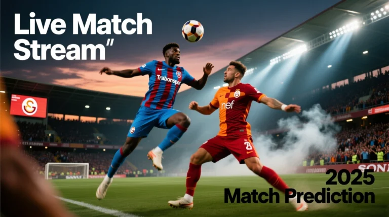 Trabzonspor Galatasaray Canli mac izle ve 2025 maç tahmini