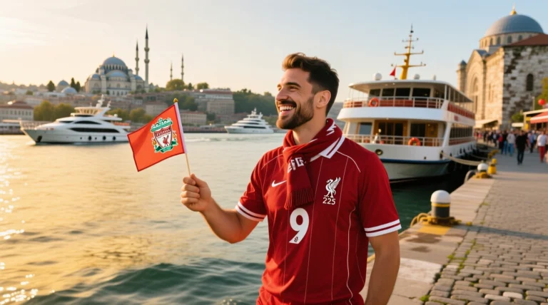 Liverpool taraftarı 2025 İstanbul’da boğaz turunda