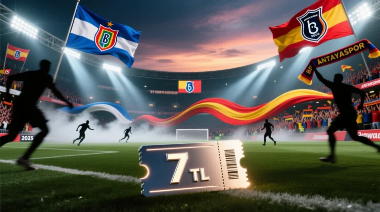 Antalyaspor Başakşehir maçı 2025 bilet fiyatı 7 TL oldu