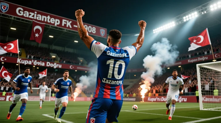 Gaziantep FK Türkiye Kupası’nda bir üst tura çıktı
