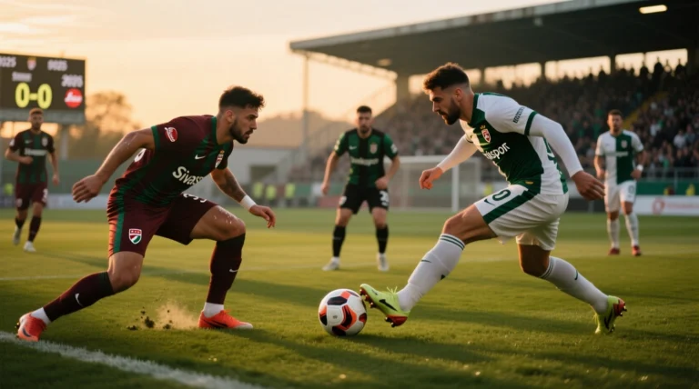 Sivasspor Serikspor 2025 maçında gol yok