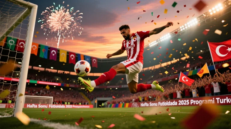 Hafta Sonu Futbolda 2025 Programı Türkiye