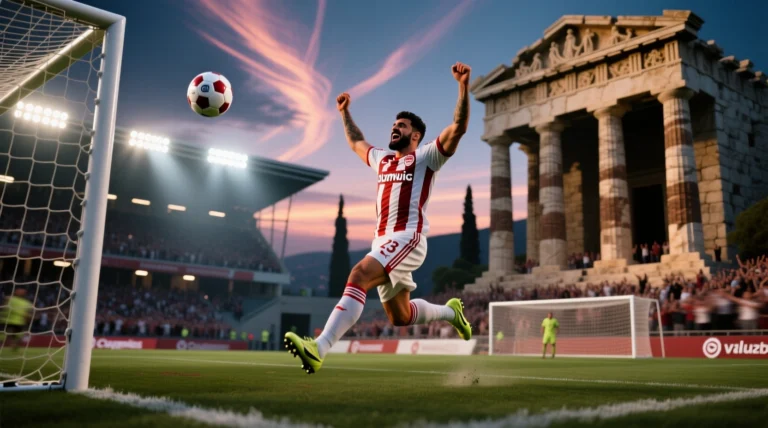 Yusuf Yazıcı attı Olympiakos 2025’te kazandı