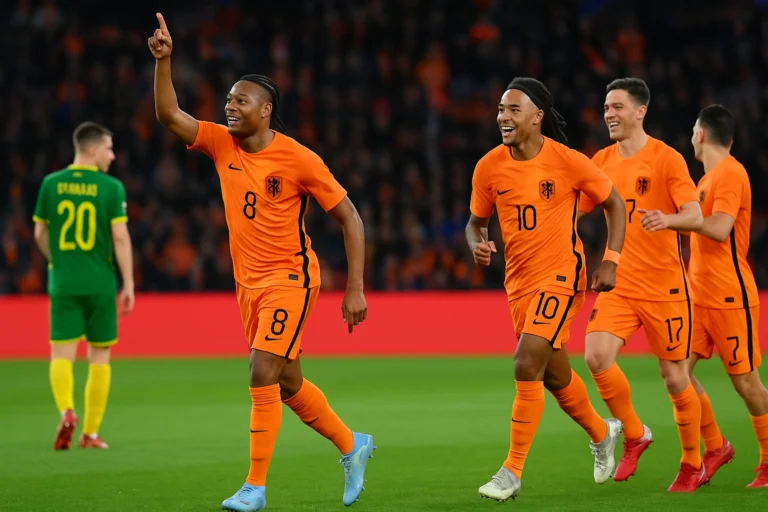 Hollanda Litvanya’yı 4-0 Geçti