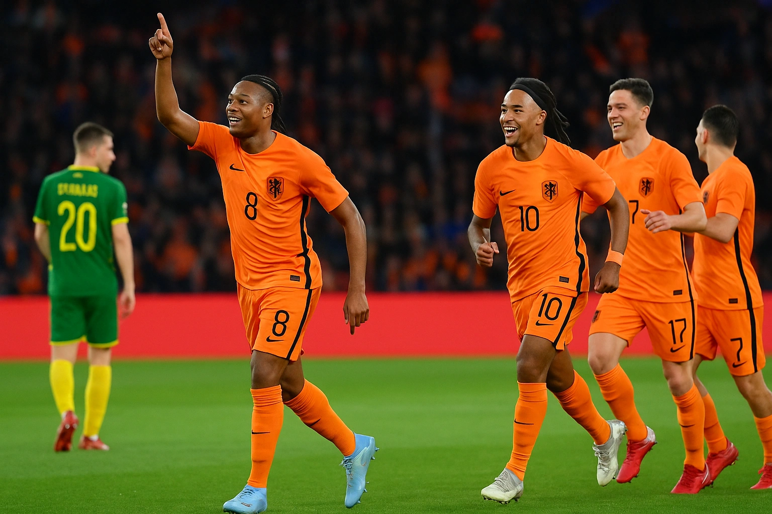 Hollanda Litvanya’yı 4-0 Geçti