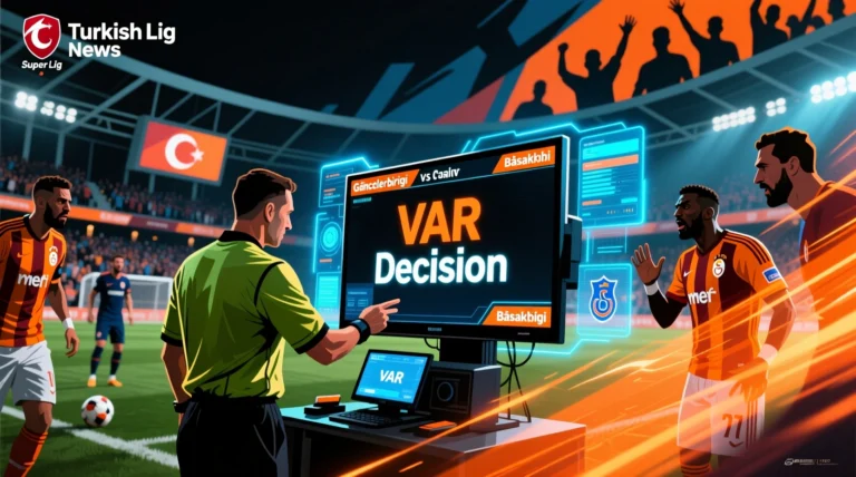 Süper Lig’de Gençlerbirliği Başakşehir VAR ekibi açıklandı