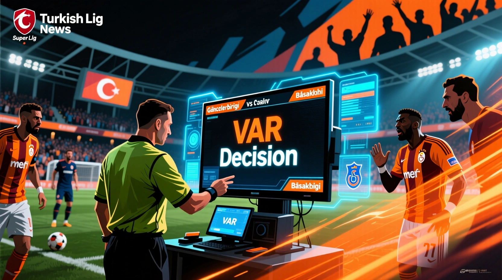 Süper Lig’de Gençlerbirliği Başakşehir VAR ekibi açıklandı