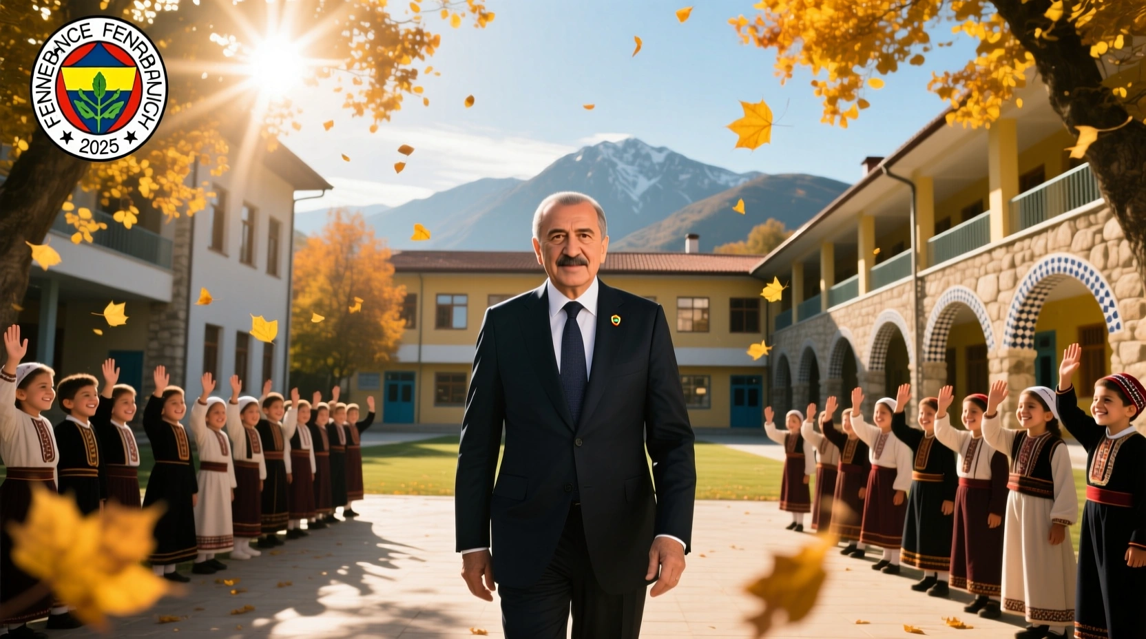 Fenerbahçe Başkanı Saranın Rizedeki Okul Ziyareti 2025