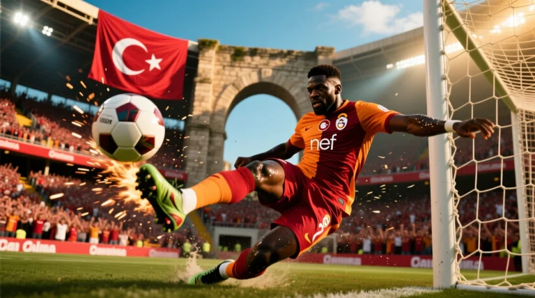 Dan Agyei Galatasaray ağlarına nefis gol 2025