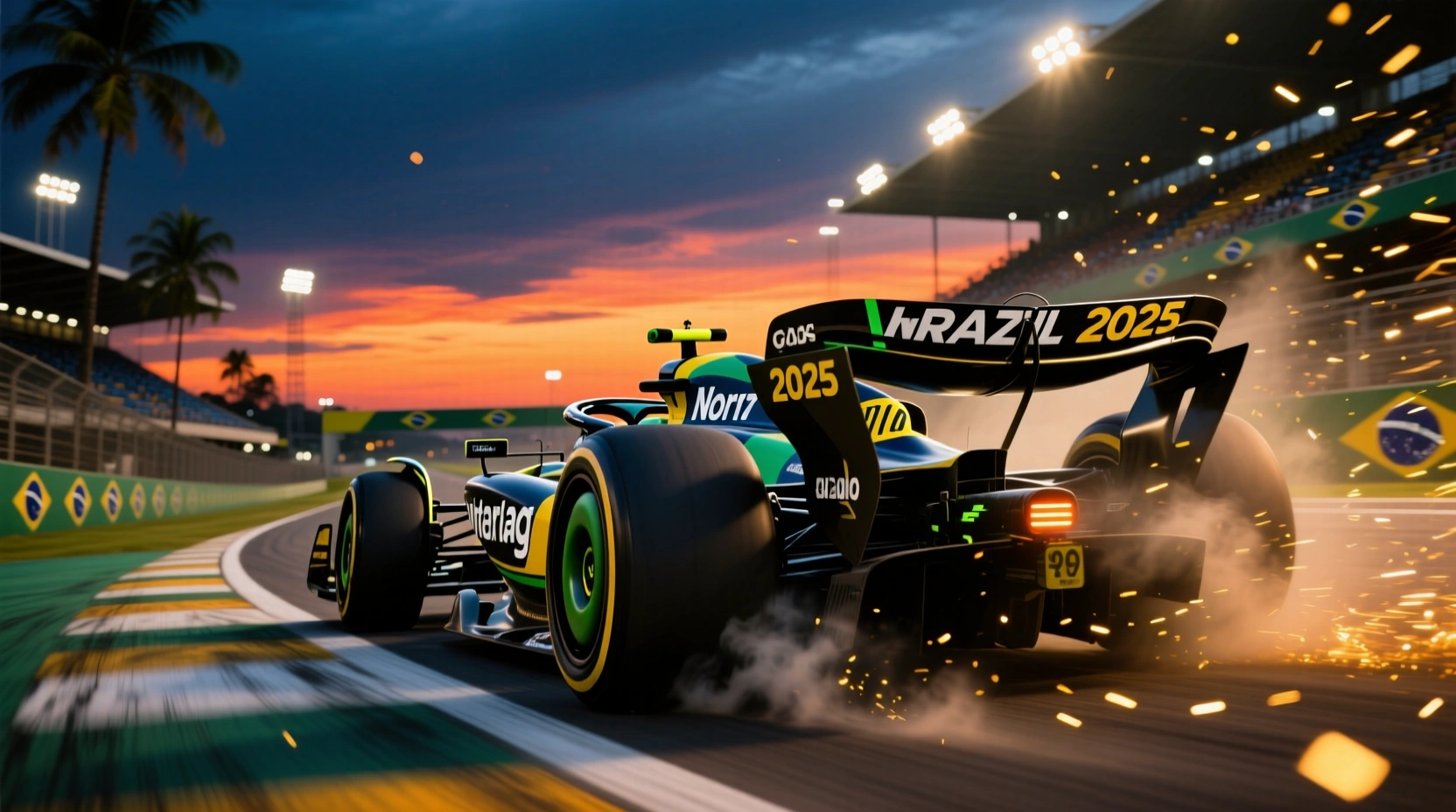 2025 Brezilya GP’sinde Norris farkını gösterdi