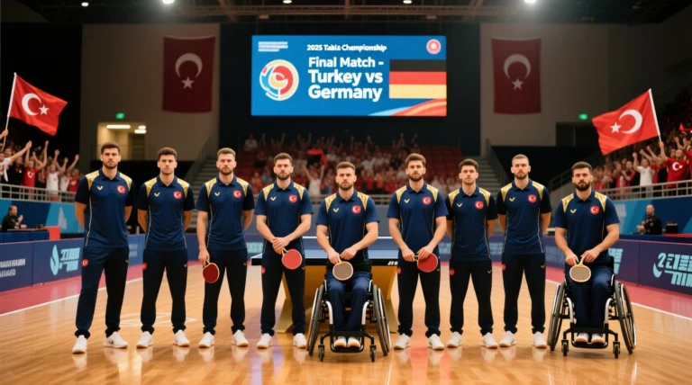 2025 Avrupa Para Masa Tenisi Şampiyonasında Türkiye kadrosu