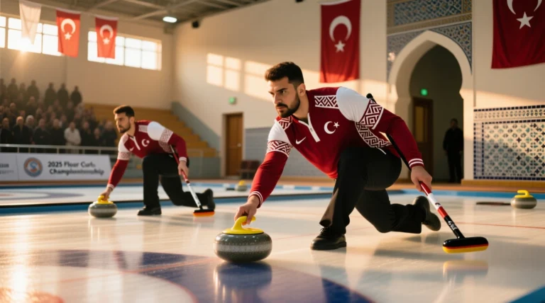 Floor Curling Türkiye Şampiyonası 2025 Samsunda Başladı