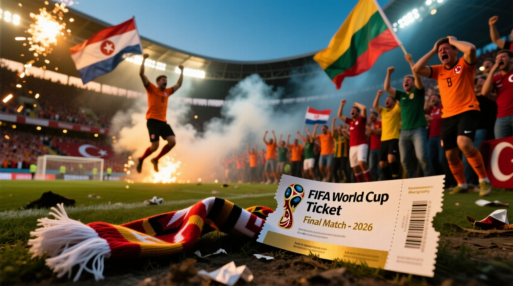 Hollanda Litvanya maçı sonucu ve Dünya Kupası bileti