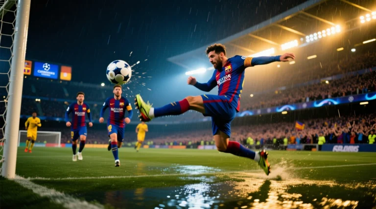 Avrupa Futbolunda Gollü Gecede Barcelona Şov