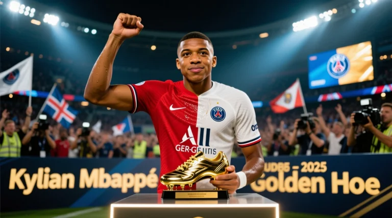 Kylian Mbappe 2025 Altın Ayakkabı’nın sahibi oldu
