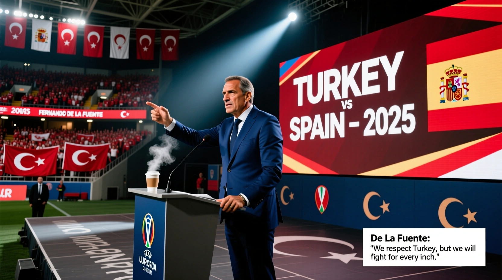 2025 Türkiye İspanya maçı öncesi De La Fuente açıklamaları