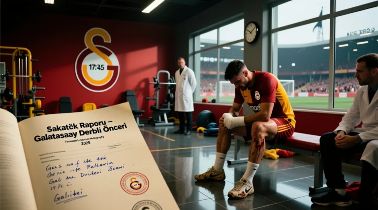 Galatasaray’da 2025 derbi öncesi sakatlık raporu