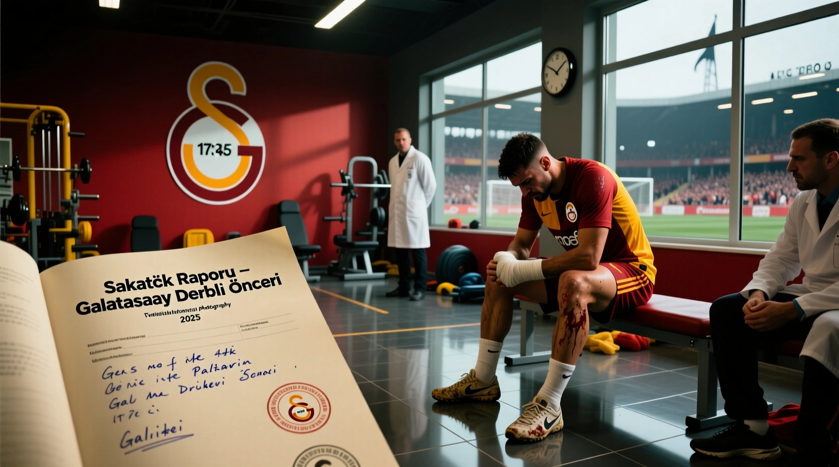 Galatasaray’da 2025 derbi öncesi sakatlık raporu