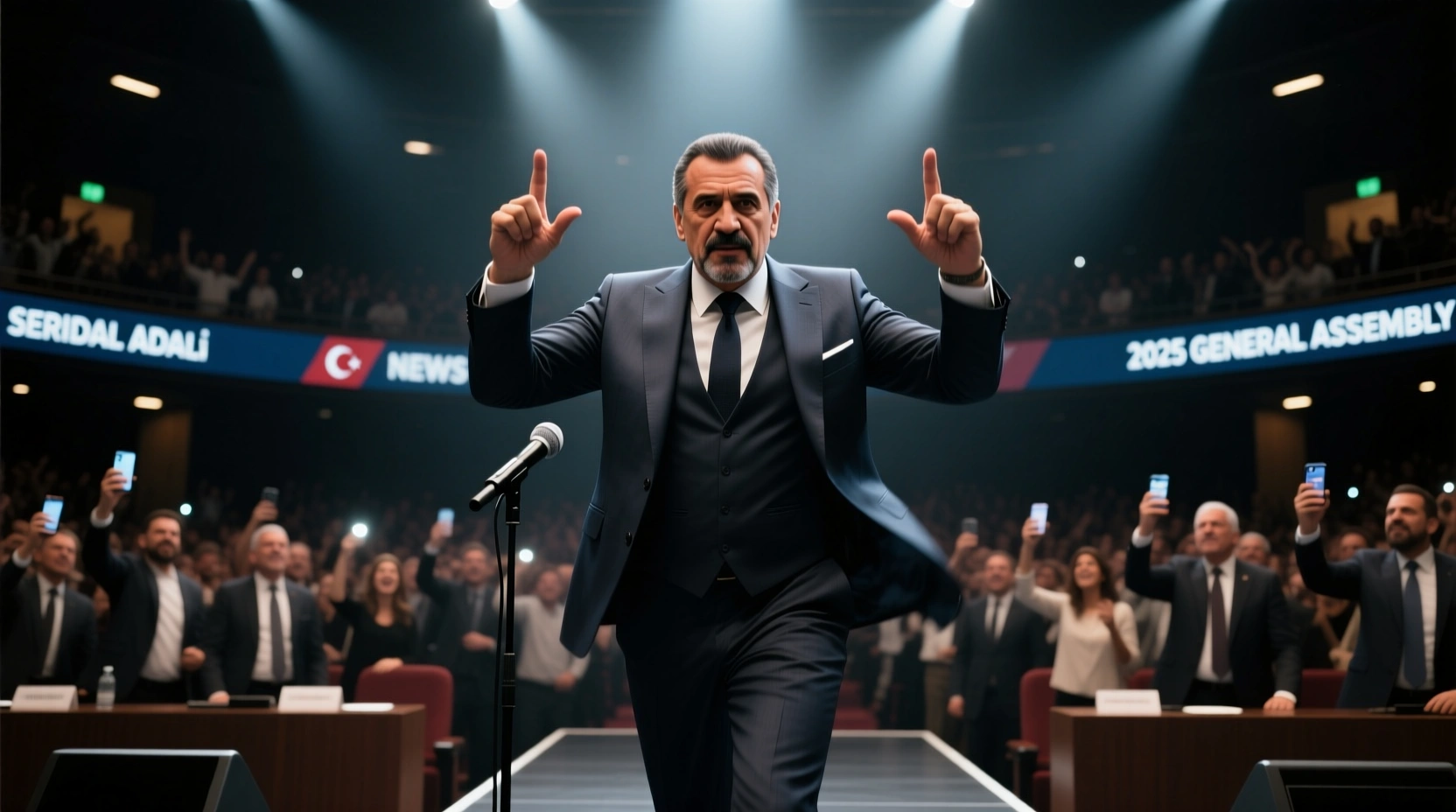 Serdal Adalı 2025 Genel Kurulda İki Flaş Hamleyle Sahneye Çıktı