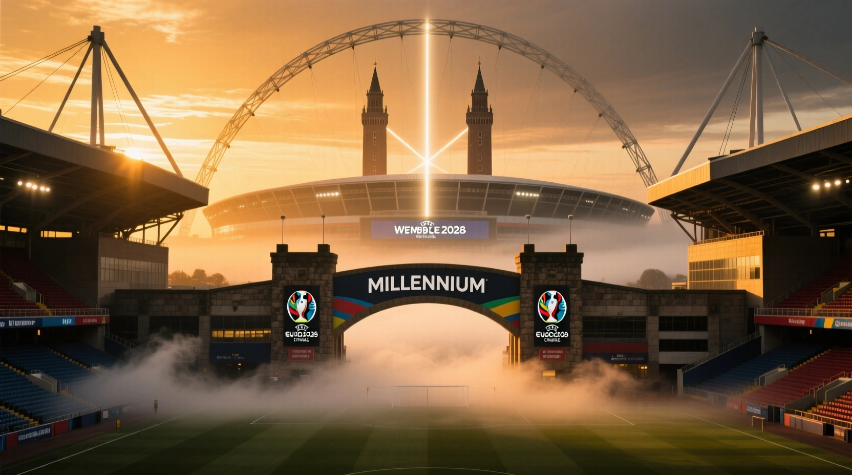 EURO 2028 Cardiff açılışı ve Wembley final programı