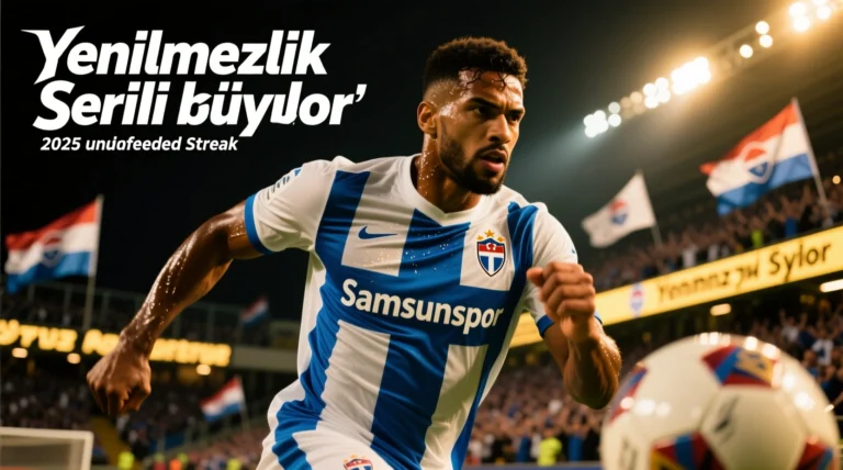 Samsunspor 2025 yenilmezlik serisi büyüyor