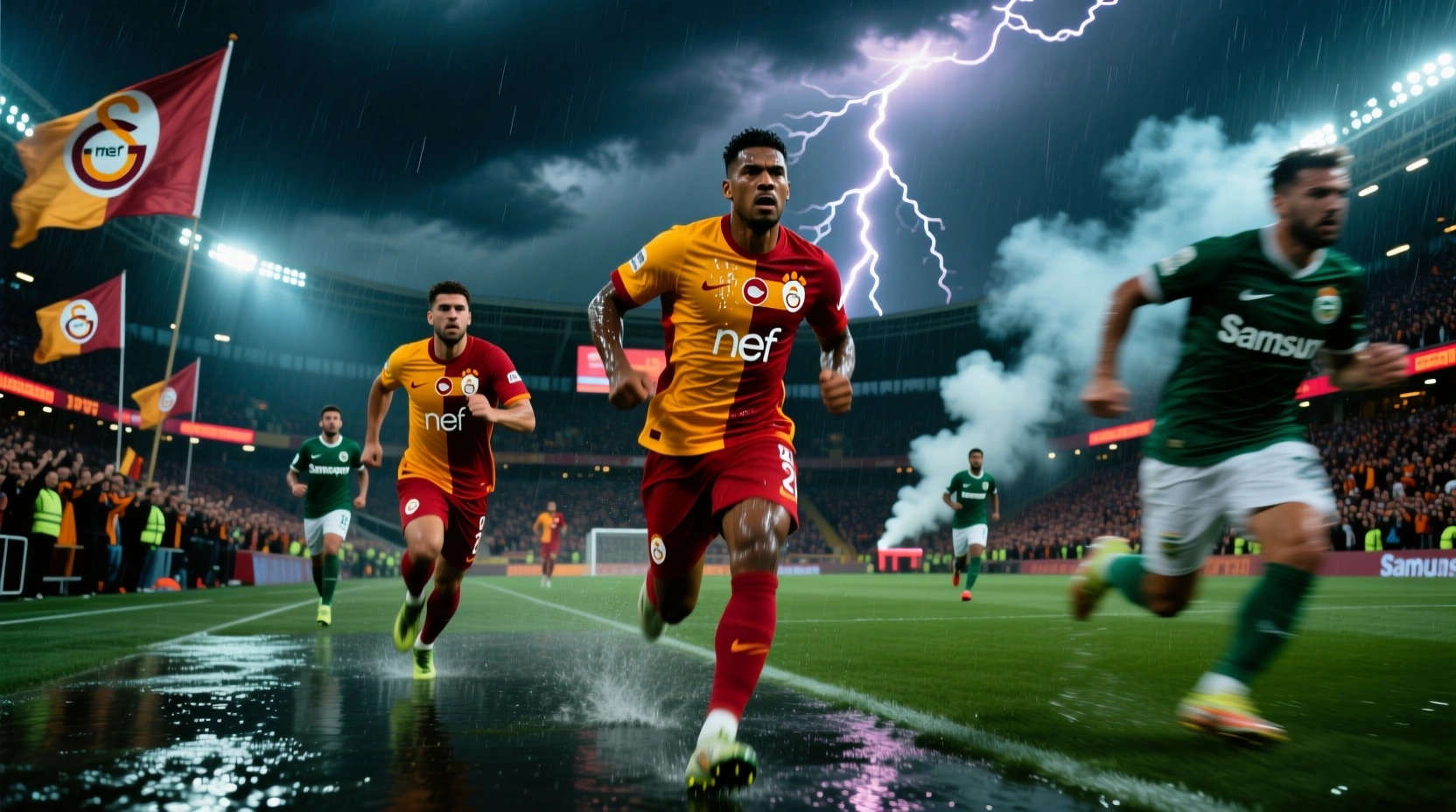 Galatasaray Samsunspor maçı için 2025 çalışmalarına çıktı