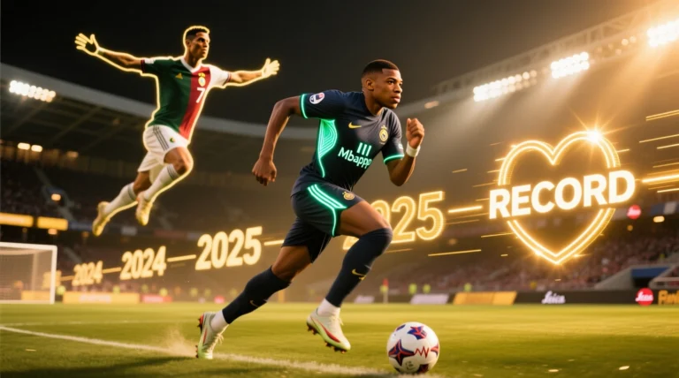 Mbappe 2025 takvim yılı rekoru için Ronaldo’yu zorluyor