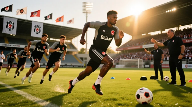 Beşiktaş Gaziantep FK maçı hazırlıklarını sürdürüyor