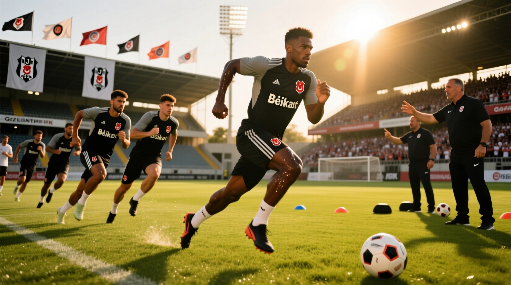 Beşiktaş Gaziantep FK maçı hazırlıklarını sürdürüyor