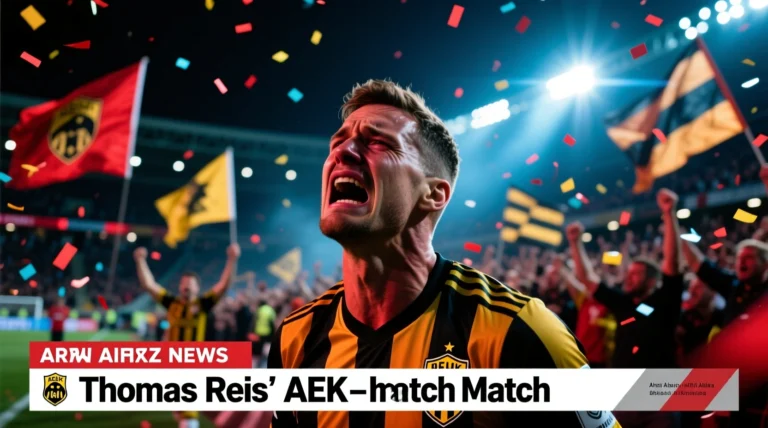 Thomas Reis’ten AEK maçı sonrası net tablo