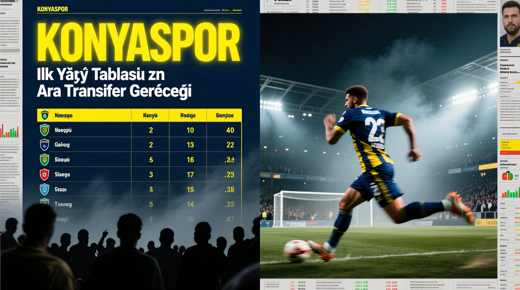 Konyaspor İlk Yarı Tablosu ve Ara Transfer Gerçeği