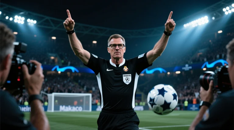 2025 Monaco Galatasaray maçının hakemi Makkelie oldu