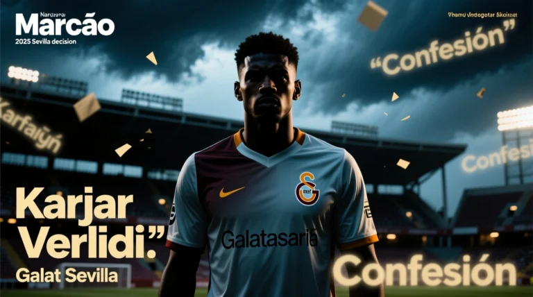 Marcao 2025 Sevilla kararını ve Galatasaray itirafını anlattı