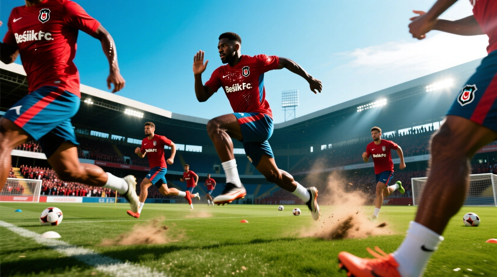 Beşiktaş Gaziantep FK maçı hazırlıklarında tempo arttı